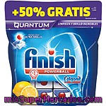 Finish Calgonit Detergente Lavavajillas Power Ball Quantum Limón Caja 26 Pastillas