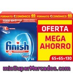 Finish Calgonit Detergente Lavavajillas Power Ball Todo En 1 Pack 2 Caja 65 Pastillas