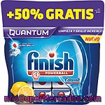 Finish Detergente Lavavajillas Power Ball Quantum Limón Bolsa 18 Pastillas