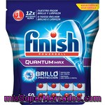 Finish Detergente Lavavajillas Power Ball Quantum Max Bolsa 60 Pastillas Brillo Y Protección Del Cristal