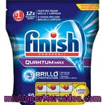 Finish Detergente Lavavajillas Power Ball Quantum Max Limón Bolsa 60 Pastillas Brillo Y Protección Del Cristal