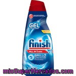 Finish Detergente Lavavajillas Todo En 1 Max En Gel Concentrado 28 Lavados Botella 560 Ml Brillo Y Protección Del Cristal