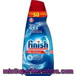 Finish Detergente Lavavajillas Todo En 1 Plus En Gel Concentrado Botella 50 Dosis Brillo Y Protección Del Cristal