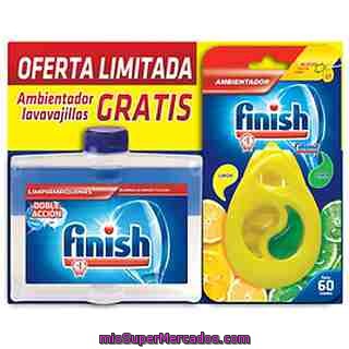 Finish Pack Limpiamaquinas + Desodorante Gratis 250 Ml