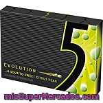 Five Evolution Citrico Dulce Chicles Sin Azúcar Envase 31 G