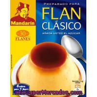 Flan Clásico Mandarin, 6 Unid., Caja 180 G