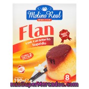 Flan Con Caramelo Líquido Molino Real 190 G.