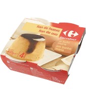 Flan De Huevo Carrefour Pack 4x100 G.