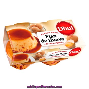 Flan De Huevo Dhul, Pack 4x110 G