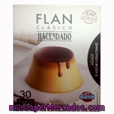 Flan Polvo Clasico 6 Sobres (30 Raciones), Hacendado, Caja 30 G