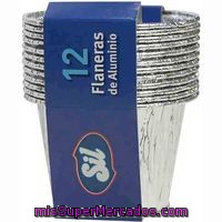 Flanera De Aluminio Sil, Pack 12 Unid.