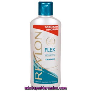 Flex Champú Con Keratina Para Cabello Graso Frasco 650 Ml