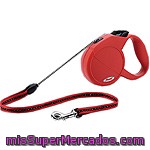 Flexi Correa Extensible Para Perros Color Rojo Talla S Para Mascotas Hasta 12 Kg 1 Unidad