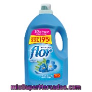 Flor Suavizante Concentrado Azul Formato Ahorro Xxl Botella 195 Dosis