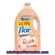 Flor Suavizante Concentrado Talco Formato Ahorro Xxl Botella 195 Dosis