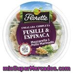 Florette Ensalada Fusilli Espinacas Mozzarella Y Pollo Marinado 325g