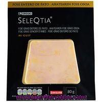 Foie Entier Micuit Eroski Seleqtia, Blister 80 G