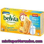 Fontaneda Belvita Desayuno Corazón Cremoso Galletas Con Relleno De Yogur 5 Cereales Completos Estuche 253 G