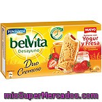 Fontaneda Belvita Desayuno Duo Cremoso Galletas Con Relleno De Yogur Y Fresa 5 Cereales Completos Estuche 253 G