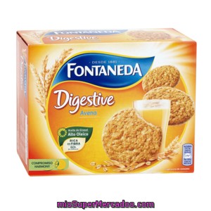 Fontaneda Galleta Digestive Avena Paquete 550 Gr