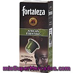 Fortaleza African Essentials Café De Tueste Natural 10 Cápsulas Caja 50 G Compatibles Con Máquinas De Café Nespresso