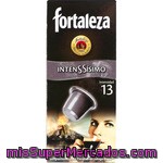 Fortaleza Café Intenssisimo 10 Cápsulas Intensidad 13 Caja 50 G Compatible Con Cafeteras Nespresso