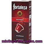 Fortaleza Café Natural 100% Arábica 10 Cápsulas Caja 50 G Compatibles Con Máquinas De Café Nespresso