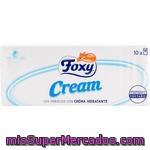 Foxy Cream Pañuelos Con Crema Hidratante Paquete 10 Unidades