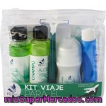 Fq Plus Kit De Viaje Para él Con Gel De Baño Aloe Vera 60 Ml + Champú 60 Ml + Desodorante Envase 30 Ml + 1 Sobre Gel De Afeitar + Dentífrico 15 Ml + Cepillo + Maquinilla Afeitar Bic