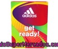 Fragancia De Mujer En Spray Adidas Get Ready 50 Mililitros + Desodorante 150 Mililitros