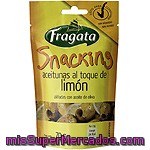 Fragata Snacking Aceitunas Al Toque De Limón Aliñadas Con Aceite De Oliva Envase 70 G
