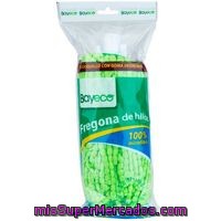 Fregona De Hilos De Microfibra Verde Bayeco, Pack 1 Unid