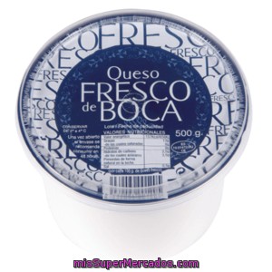 Fresco De Boca Queso De Burgos Envase 500 Gr