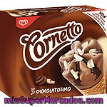 Frigo Cornetto Chocolatissimo Conos De Helado De Chocolate 5 Unidades Estuche 450 Ml