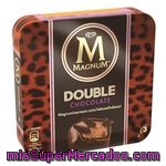 Frigo Magnum Double Helado Con Doble Cobertura De Chocolate 3 Unidades Estuche 264 Ml