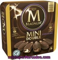Frigo Magnum Mini Double Helados Con Doble Caramelo Y Chocolate 6 Unidades Estuche 300 Ml