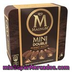 Frigo Magnum Mini Double Helados Con Doble De Maní Y Mantequilla 6 Unidades Estuche 300 Ml