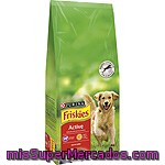 Friskies Active Alimento Indicado Para Perros Activos Rico En Carnes Bolsa 15 Kg