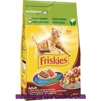 Friskies Alimento Completo Para Gato Adulto De Buey Con Pollo E Hígado Bolsa 4 Kg