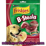 Friskies B-steaks Golosinas Con Delicioso Sabor A Carne Bajo En Grasa Para Perro Paquete 150 G