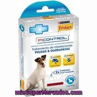 Friskies Ficontrol Pipeta Fipronil Para Perro Pequeño 2-10kg 2unix0,67m