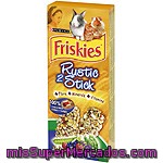 Friskies Rustic Stick Barritas Para Roedores Con Frutas Y Verduras 2 Unidades Paquete 75 G