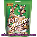 Friskies Snack Para Perros Funtastick Sabor Jamón /queso Bolsa 175 Gr