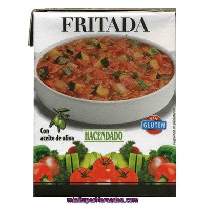 Fritada (pisto) Con Aceite De Oliva, Hacendado, Brick 380 G