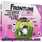 Frontline Tri-act Solución Antiparasitaria Para Perros De 2-5 Kg Envase 3 Unidades