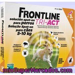 Frontline Tri-act Solución Antiparasitaria Para Perros De 5-10 Kg Envase 3 Unidades