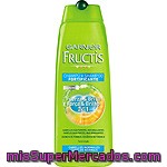 Fructis Champú 2 En 1 Fortificante Fuerza & Brillo Para Cabello Normal Frasco 300 Ml