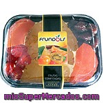 Frundols Surtido De Frutas Glaseadas Piña, Melón, Fresa Y Cereza Estuche 400 G