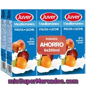 Fruta+leche Juver Medit.20 Cl 6 Uni