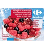 Frutas Rojas Congeladas Carrefour 450 G.